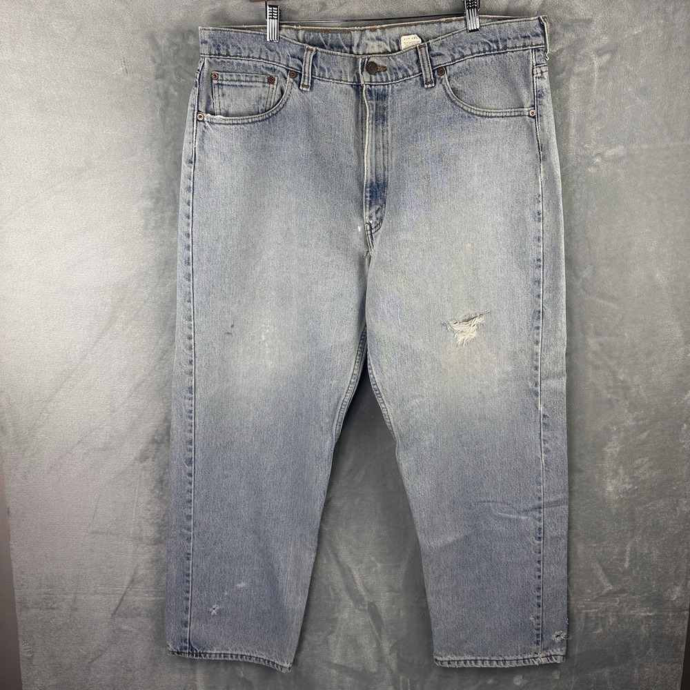 Vintage 90s Levis 565 Jeans Mens 40x30 Light Wash Loose Fit Wide Leg Canada